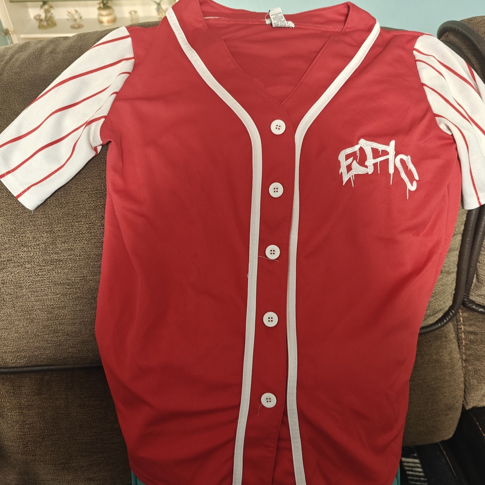 Red Jersey Baseball Shirt